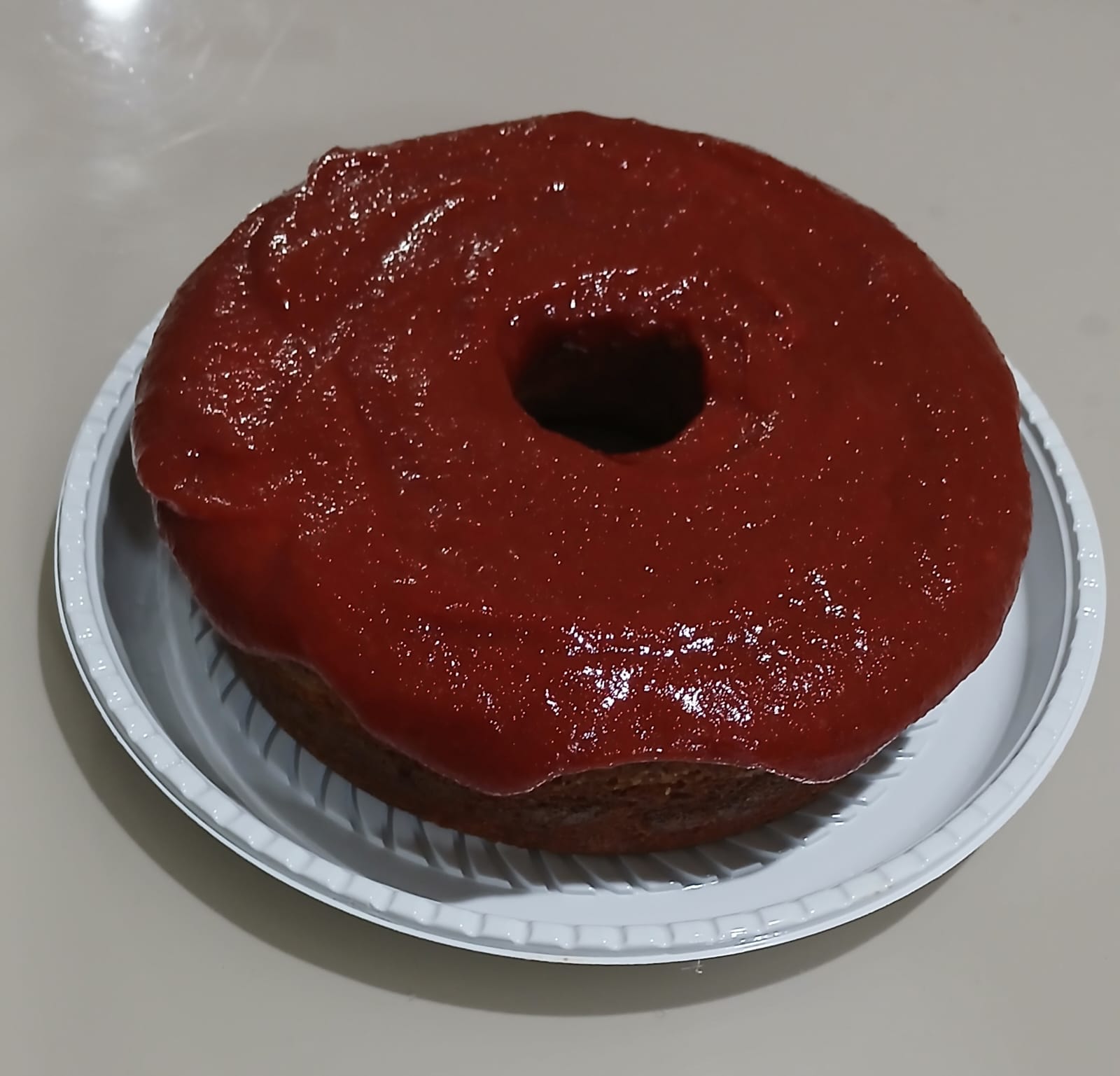 Bolo de Fubá com Goiabada